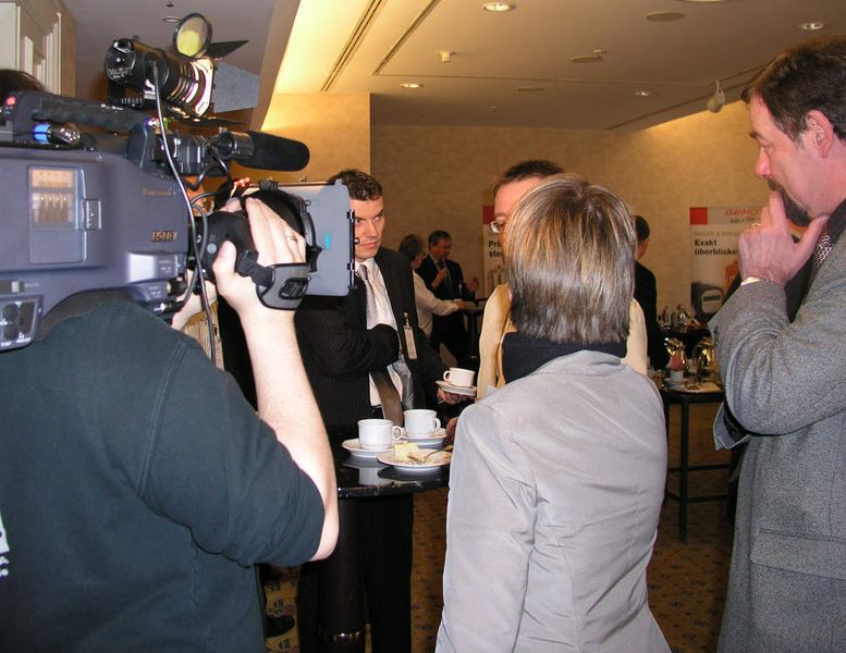 Das Kamerateam von process.de begleitete die Veranstaltung in Berlin. (Archiv: Vogel Business Media)