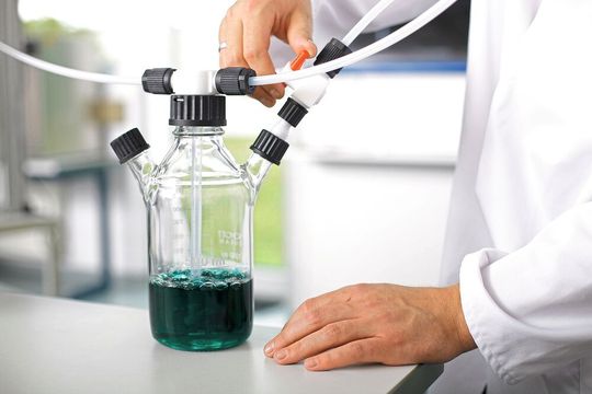 Bola Gaswaschflaschen Vitrum.(Bild:  Bola)