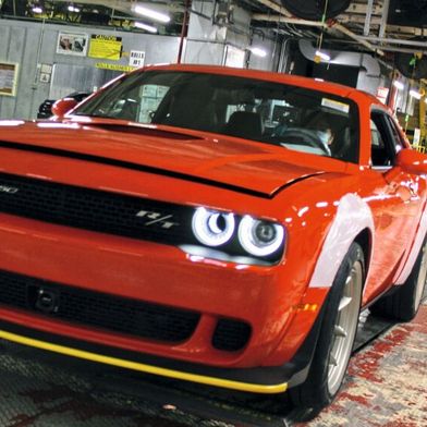 Challenger-Fertigung in Brampton (Kanada) (Bild: Stellantis)