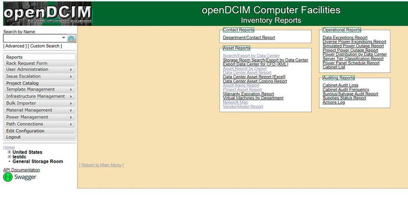 „OpenDCIM“ erfasst komplette Karten von Netzwerken, bis hin zu einzelnen Switch-Ports.