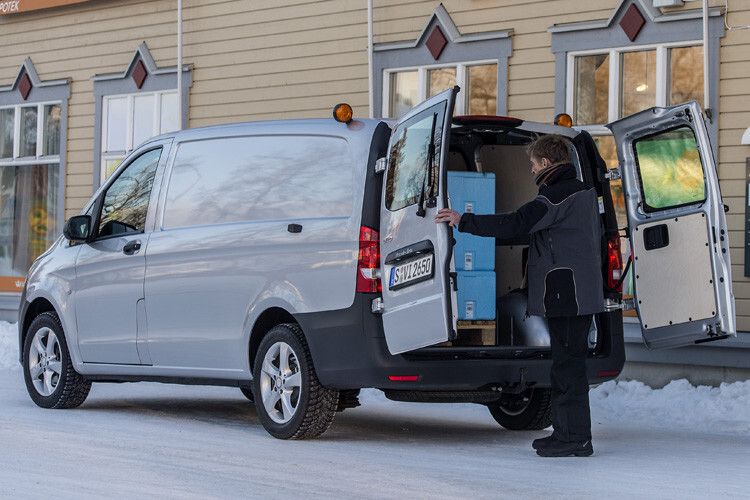 Mercedes hat den Vito 4x4 präsentiert. (Foto: Daimler)