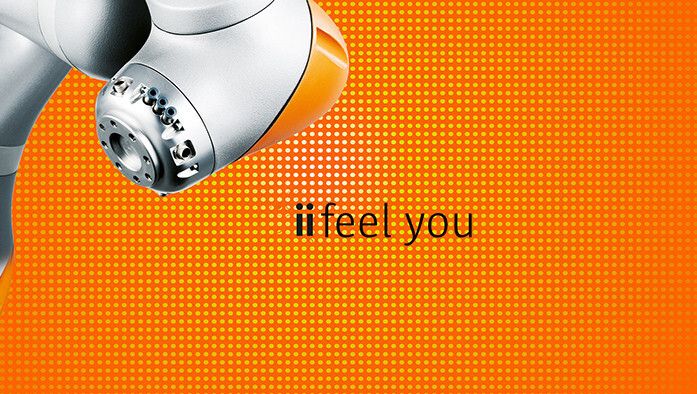 Die Roboterinnovation mit sensorischem Gefühl für Sicherheit, schnelles Lernen und einfache Bedienung, erschließt neue Einsatzbereiche im Umfeld von Menschen, die der Robotik bislang verschlossen waren. (Bildquelle: KUKA)