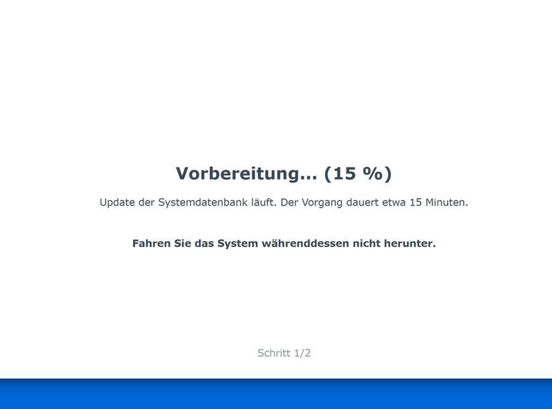 Die einzelnen Aktionen, die der Assistent durchführt, sind im Webportal zu finden. (Joos/Synology (Screenshot))