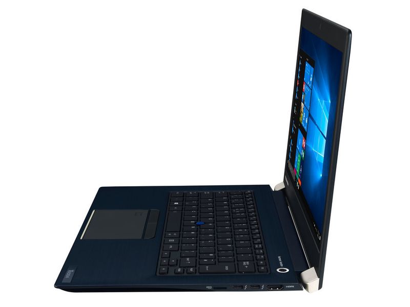 Das Tecra X40-D ist mit zwei Thunderbolt-3-Ports ausgestattet, die auch USB 3.1 Gen2 unterstützen.  (Toshiba)