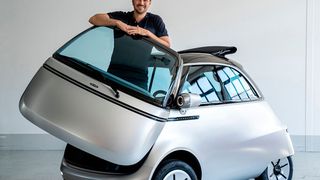 „Der Microlino hat großes Potenzial als Alternative zu einem normalen Auto“, ist Jochen Rudat überzeugt. (Microlino)