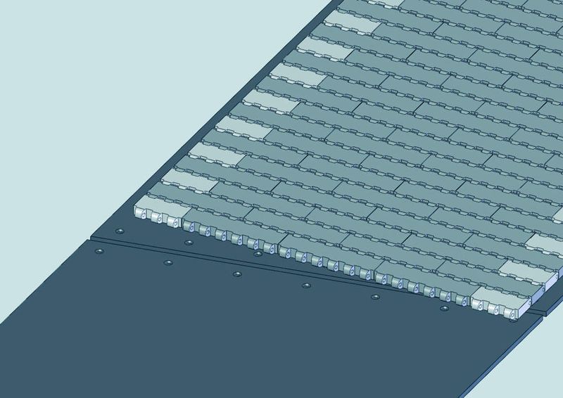 Fahrzeug auf Modulbändern: Die darunter liegenden Gleitunterlagen besitzen gute Gleiteigenschaften und sind verschleißfest sowie elektrisch leitfähig.  Bilder: Murtfeldt (Archiv: Vogel Business Media)