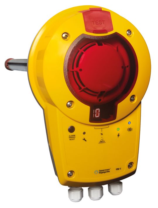 Kanalrauchmelder KRM-X zur Überwachung von Lüftungsanlagen.(Bild:  Oppermann Regelgeräte GmbH)