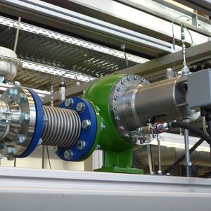 Die Get im ORC-Minikraftwerk an der Universität Bayreuth.