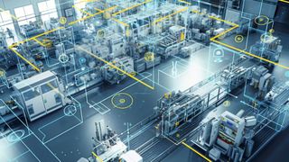 Verfügen digitale Leistungsschalter über eine Kommunikationsschnittstelle, lassen sie sich in den Informationsfluss einer Anlage einbinden und tragen damit zur Datentransparenz in der digitalen Fabrik bei. (Bild: VicenSanh - stock.adobe.com)