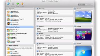 Kostenlose Virtualisierung mit Oracle VirtualBox. Im Bild: Screenshot vom  VM Virtual Box Manager. (Bild: Oracle)