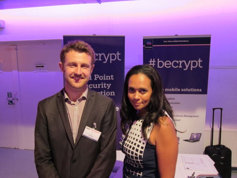 Tim Carolan und Andrea Moczarski, Becrypt (Bild: IT-BUSINESS)