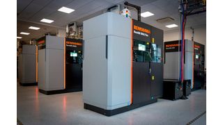 Renishaw is presenting its Renam 500 range of additive manufacturing machines. (Source: Renishaw)