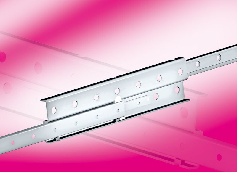 Der Edelstahlvollauszug LFX 27 erweitert die Produktpalette der korrosionsbeständigen Linearfu¨hrungen. (Bild: Rollon)