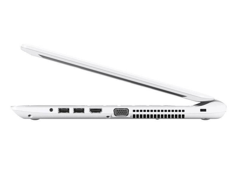 Stromspar-Prozessoren in einem schlanken Gehäuse machen die Satellite-L50-B-Notebooks extrem leicht. Optional verfügen die Geräte über ein DVD-Laufwerk. (Bild: Toshiba)