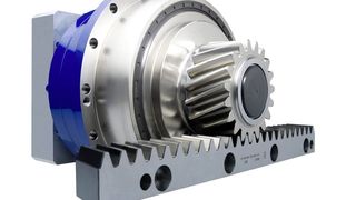 Sehr gefragt sind in der Werkzeugmaschinenbranche laut Wittenstein Linearantriebe mit Ritzel-Zahnstangen-Kombination, beispielsweise das Großgetriebe TP plus 300. Bild: Wittenstein (Archiv: Vogel Business Media)