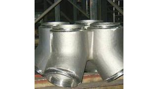 Unteres Verzweigungsstück einer Baumstütze vor dem Einschweißen aus Stahlguss G20Mn5V. Bild: Stahlbau Müller (Archiv: Vogel Business Media)