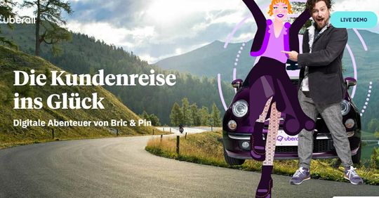 (Die neue Werbekampagne von Uberall mit Bric und Pin zeigt, wie eine bestmögliche Kundenerfahrung geschaffen wird. (Bild: Uberall))
