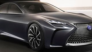 Das Lexus LF-FC Concept Car: Die Limousine mit Brennstoffzellenantrieb soll etwa 2020 in Serie gehen. (Bild: Lexus)