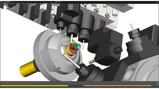 The new CNC Machine Monitoring module connects Vericut directly to CNC machines and streams data to allow users to monitor what their machines are doing on the shop floor, live in real time.  (Source: CG Tech)