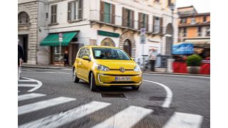 Volkswagen hat seinem kleinsten Elektroauto E-Up eine Runderneuerung gegönnt. (Volkswagen)