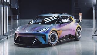 Cupra gibt mit der Studie Urban Rebel einen Ausblick auf sein kommendes E-Auto. (Seat)