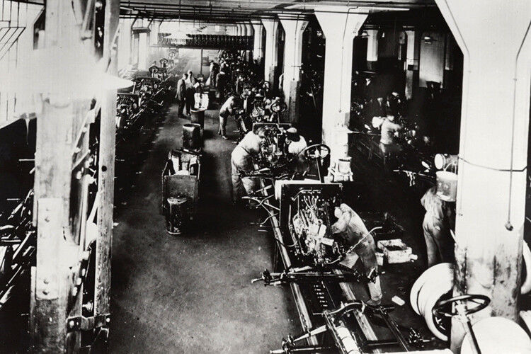 Das Ford-Werk in Berlin Westhafen im Jahr 1925. (Foto: Ford)
