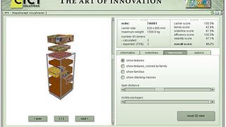 Die Intelligent Palletizing Software berechnet schnell und sicher, in welcher Reihenfolge verpackte Produkte auf einer Palette gestapelt werden sollten. Bild: RSW (Archiv: Vogel Business Media)
