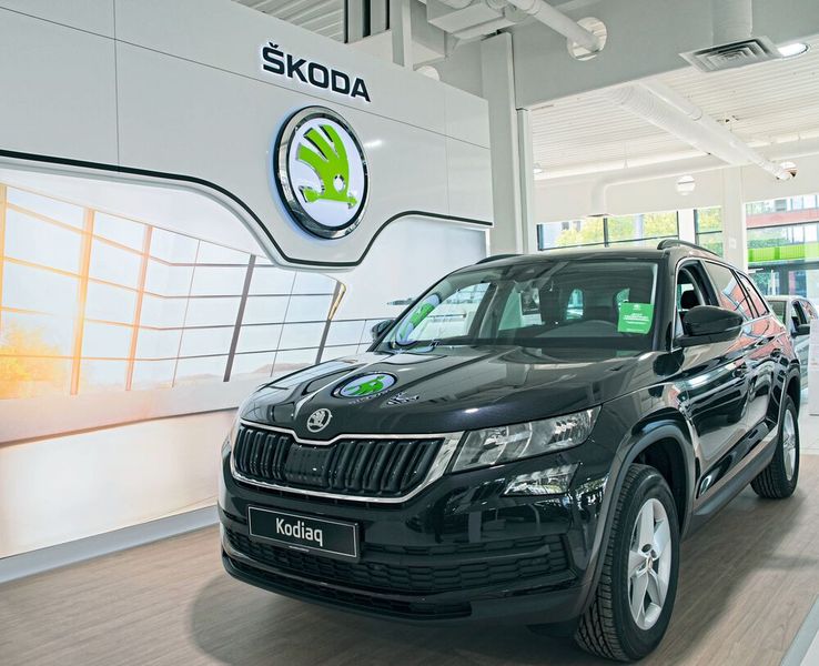 Doch der Kodiaq war von Anfang an ins Rampenlicht gerückt. (Bild: Autohaus Ebert)