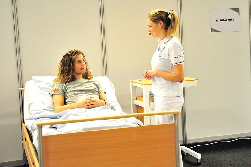 Sophia Warneke holte in der Gesundheits- und Sozialbetreuung die Bronzemedaille. Sie musste ... (Schmidt/»kfz-betrieb«)