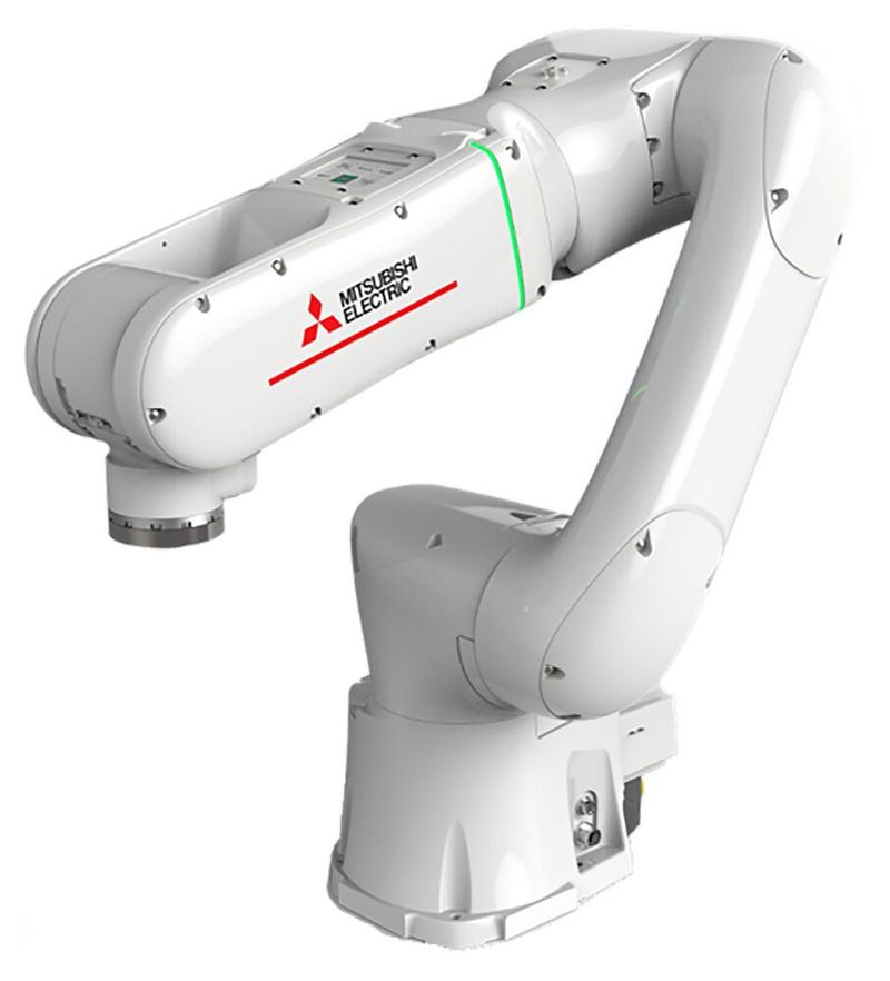 Der Melfa Assista Cobot von Mitsubishi Electric kombiniert Sicherheit mit einfacher Bedienung und Programmierung.