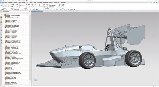(Die Studenten der KU Leuven im eClipse-Formula-Electric-Team bauen elektrische Rennwagen, die in der Formula Student zum Einsatz kommen. In einem Kurs zur intelligenten Fertigung nutzen sie Softwarelösungen wie NX, Simcenter und Teamcenter, um die gesamte Prozesskette der Produktentstehung abzudecken. Bild: KU Leuven)
