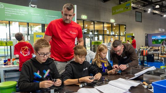 Vues du Salon des Métiers et de la Formation de Lausanne 2025(Source :  © Gabriel Lado)