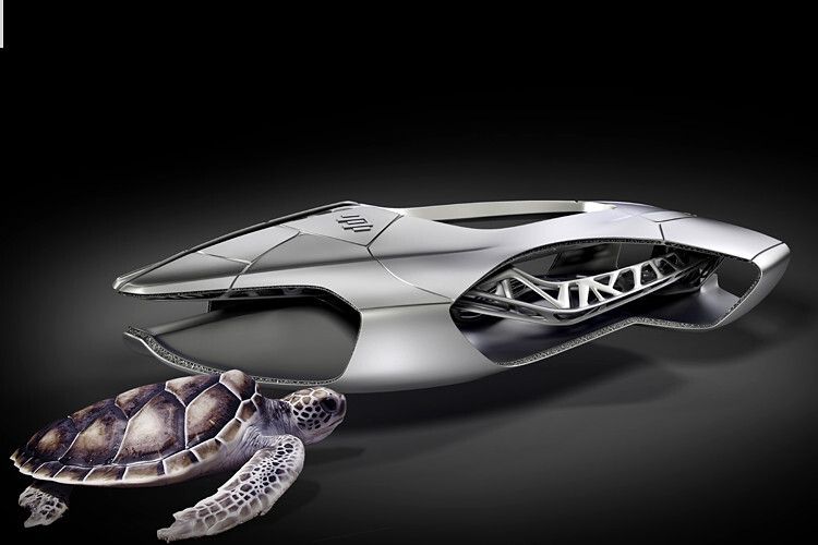 ..und erinnert an die Form einer Schildkröte. (Foto: Edag)