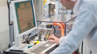 Measurement and testing equipment for power electronics. (Image:Fraunhofer IZM)