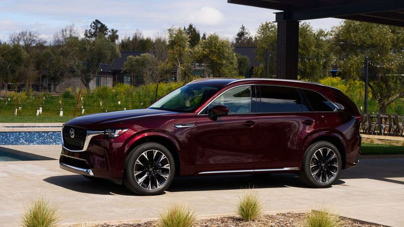 Der CX-90 ist Mazdas Flaggschiff in den USA.(Bild:  Mazda)