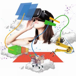 3. Szenario: Digitale Champions  Digital orientierte Unternehmen sind in klassische Branchen vorgedrungen, haben die Schnittstelle zu deren Kunden besetzt und sich damit erhebliche Teile der Wertschöpfung der alten Industrien gesichert. Flächendeckendes Breitbandnetz, künstliche Intelligenz und Quanten-Computing sind Standard. Angebote können immer passgenauer auf Kunden zugeschnitten werden; Kundenansprüche steigen (individualisierte Angebote, schnelle Lieferung). Folgen: evtl. geringere Beschäftigung von Arbeitnehmern in klassischen Produktionsbereichen; digitale Hightech-Lösungen sind selbst für kleine Unternehmen nahezu unverzichtbar, aber auch einfach und kostengünstig zu erhalten.  Weitere Informationen zu den fünf Szenarien finden Sie auf der Homepage von Evonik.(Illustrationen: Dave Hänggi für Evonik)