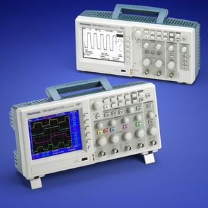 Bild 1: Die Digitaloszilloskope der Familien TDS1000B und TDS2000B bieten Bandbreiten von 40 bis 200 MHz, eine maximale Abtastrate von 2 GS/s auf allen Kanälen, Schnittstellen wie USB in der Standardversion, PC-Software für Dokumentationsaufgaben und Messdatenanalyse sowie eine lebenslange Garantie