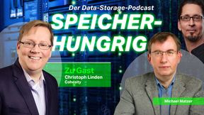 In dieser Folge von „Speicherhungrig“ führt unser Fachautor Michael Matzer ein Interview mit Christoph Linden, Field Technical Director von Cohesity, über die KI-gestützte Nutzung von Backups im Zuge des Datenmanagements.  (Bild: Vogel IT-Medien)