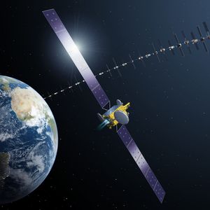 Der Satellit Electra mit Elektroantrieb(Bild:  ESA)