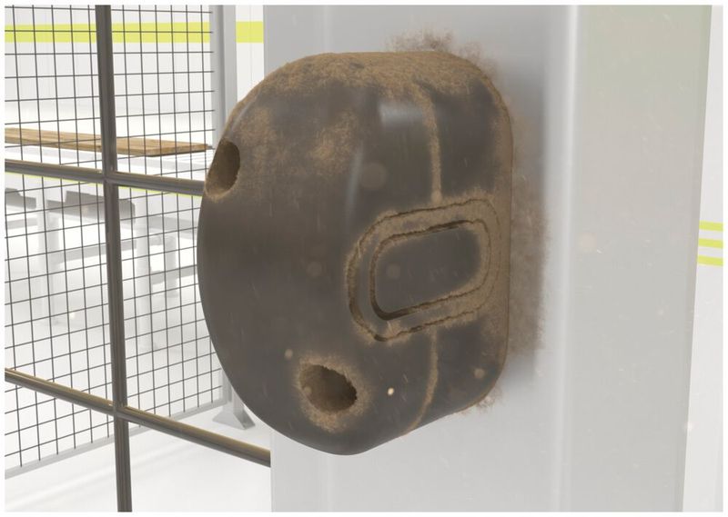 Die Sensoreinheit ist robust gegen Verschmutzung. (Bild: Pepperl+Fuchs)