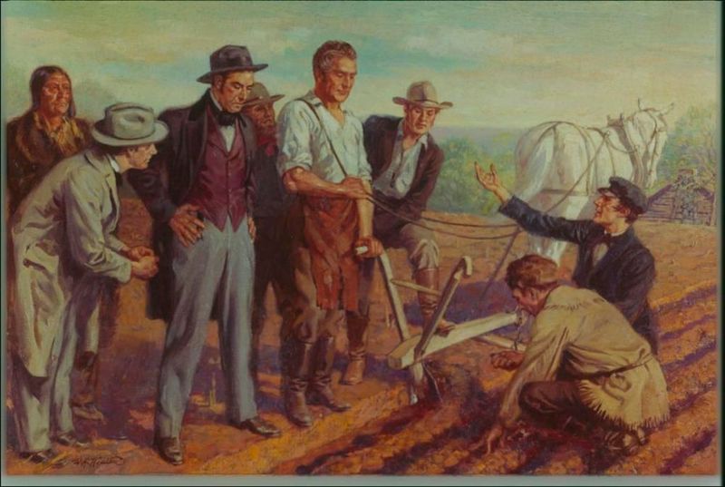 Der erste Pflug von Firmengründer John Deere (Bild: John Deere)