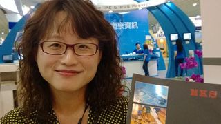 Missa Tsai, Leiterin der Vertiebsabteilung beim taiwanischen Leiterplattenspezialisten MKS. (Bild: Franz Graser)