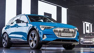 Audi hat erstmals das wahre Gesicht des E-Tron gezeigt. (Audi)