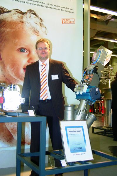 Freut sich über die Auszeichnung in der Kategorie Apparatebau und Verfahrenskomponenten: Jochen Sprung, Vertriebsleiter bei Coperion Waeschle. (Archiv: Vogel Business Media)