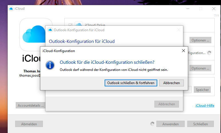 Für die Anbindung an Outlook reicht die Aktivierung der Option und der Neustart von Outlook. (Apple)