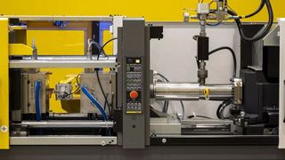 Roboshot α-S50iA LSR clamping unit and injection unit (Source: Fanuc)