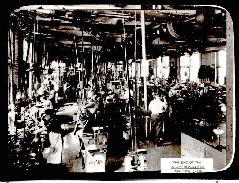 Industrie 1.0: Auch Allen-Bradleys erste Produktionsstätte läuft seinerzeit mit Erfolg.  (Rockwell Automation)