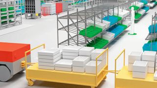 Virtuelle Planungstools helfen dabei, die Abläufe zwischen Materialfluss und Produktion zu perfektionieren. (Ipoplan)