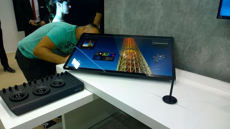 Ein weiteres Mockup zeigt, wir der 8K-All-in-One-PC aussehen könnte, der 2020 in Serie gehen soll. (Vogel IT-Medien)