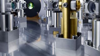 Kurz und ultrakurz gepulste Laser zeigt Trumpf in seinem neuen Technologie- und Laserzentrum in Santa Clara. (Trumpf)